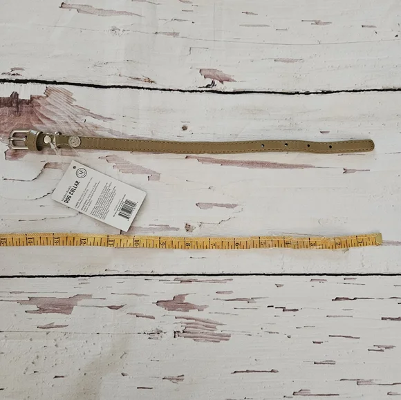 New Martha Stewart Faux Leather Dog Collar - Picture 3 of 7